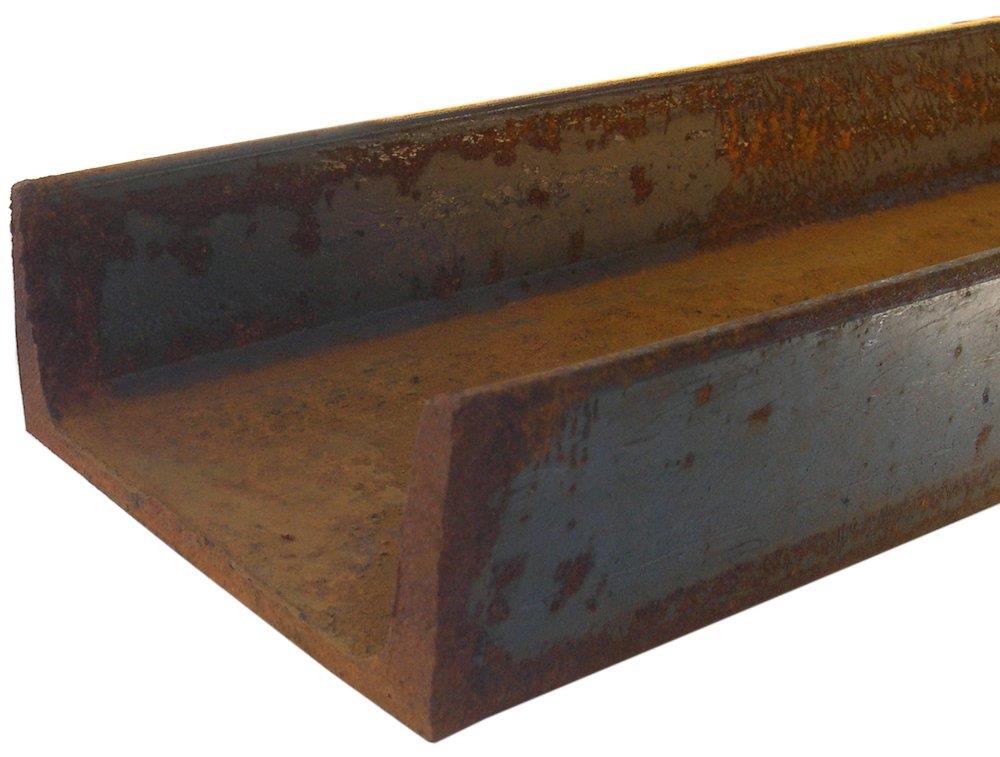 U-steel S235JR/S275JR - 42mm, 65mm, 5,5mm, 7.5mm, 6.1M, 7.196KG/m