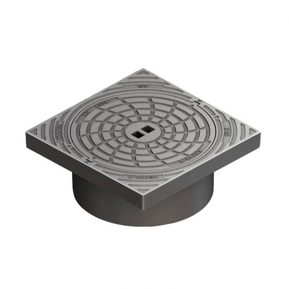 Ulefos ECO425C Frame square with cover - 425mm, 12.5TON, Fast