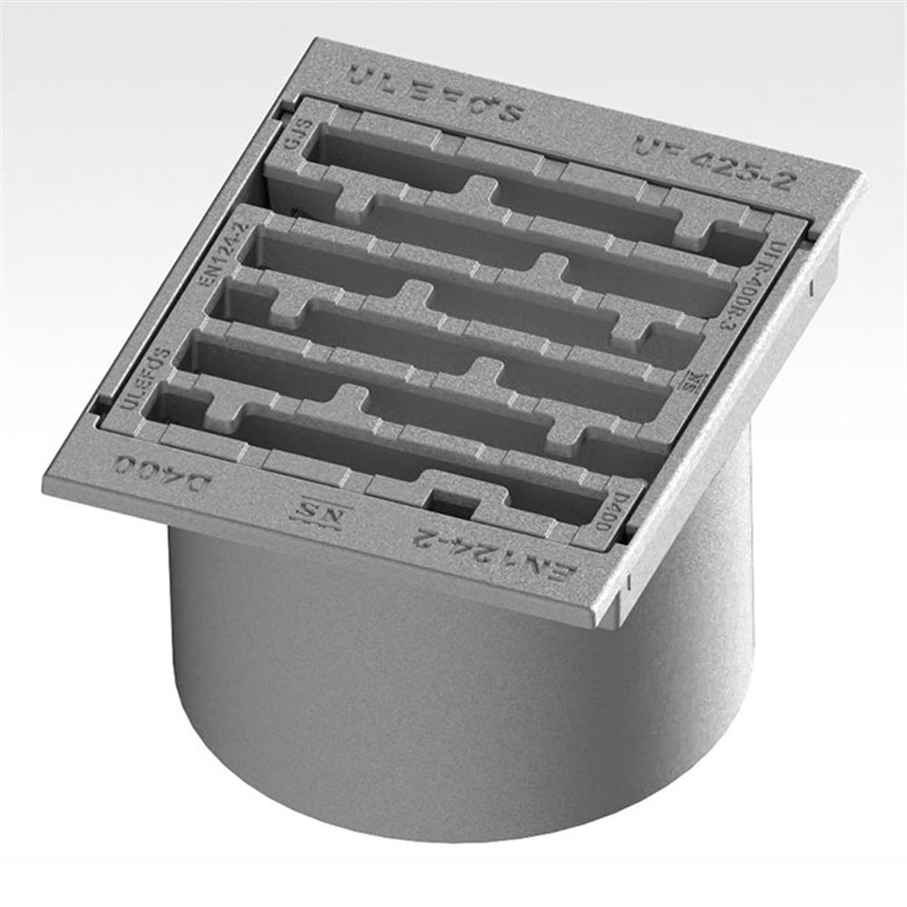 Ulefos UF/425-3TLS Gutter Frame floating with long skirt - 425mm, 40TON