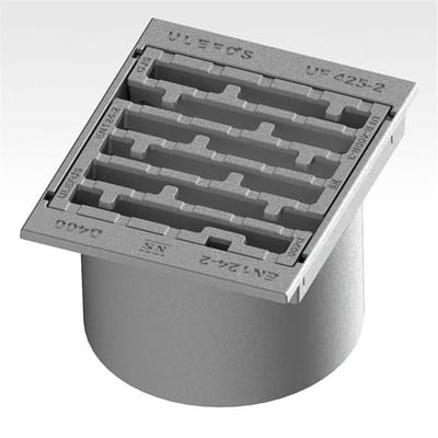 Ulefos UF/425-3TLS Gutter Frame floating with long skirt - 425mm, 40TON