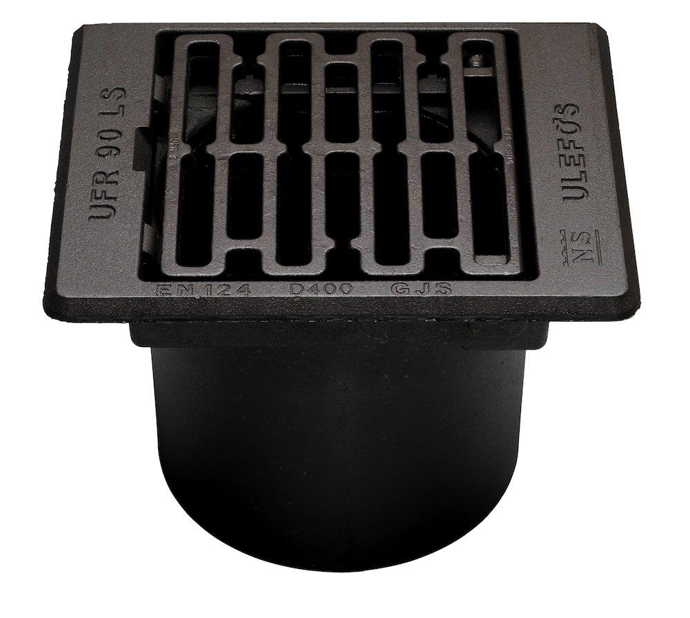 Ulefos UFR 90 LS Gutter Grate with long skirt - 315mm, 40TON