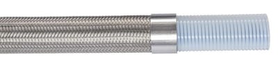 Ultiflex PTFE Hose 1 layer braided stainless - 3/4", 19.1mm, 260°C, 60bar