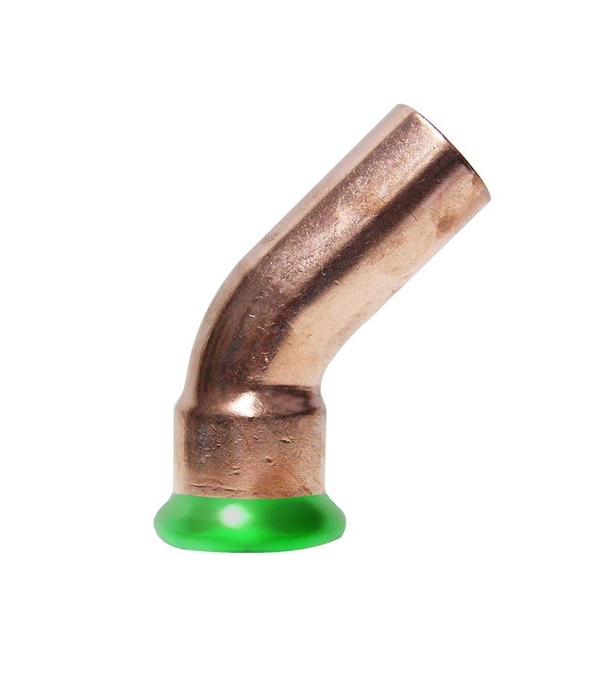Unico A-Press Bend coupling/nipple - 12mm, 12mm, 45°