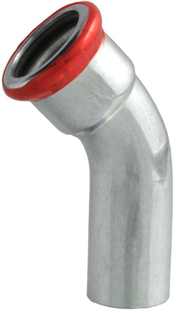 Unico FZ Press Bend - 35mm, 35mm, 45°, coupling/nipple