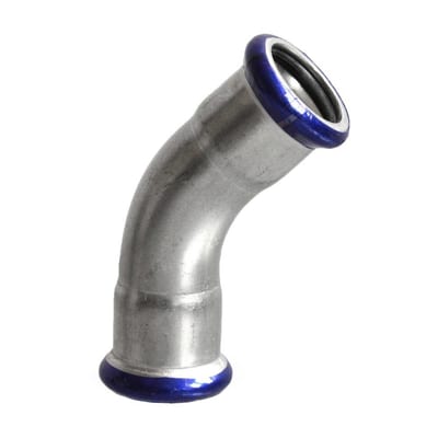 Unico SF Press Bend coupling/coupling - 108mm, 2PCS, 45°