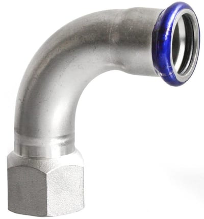 Unico SF Press Bend coupling/coupling - 22mm, 1PCS, 3/4", 90°