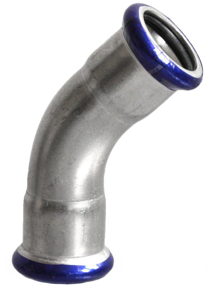 Unico SF Press Bend coupling/coupling - 28mm, 2PCS, 45°