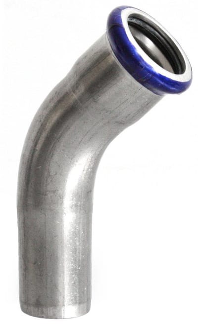 Unico SF Press Bend socket/nipple - 54mm, 1PCS, 45°