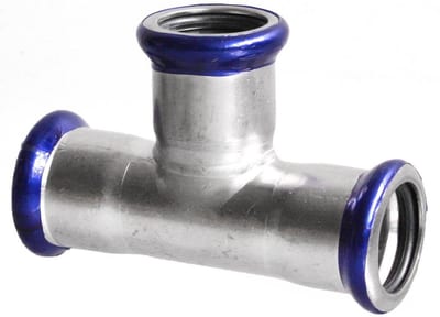 Unico SF Press T-Piece - 88.9mm, 88.9mm, 88.9mm, 3PCS