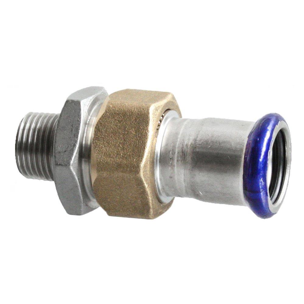 Unico SF Press Union - 15mm, coupling, 1/2", Nipple