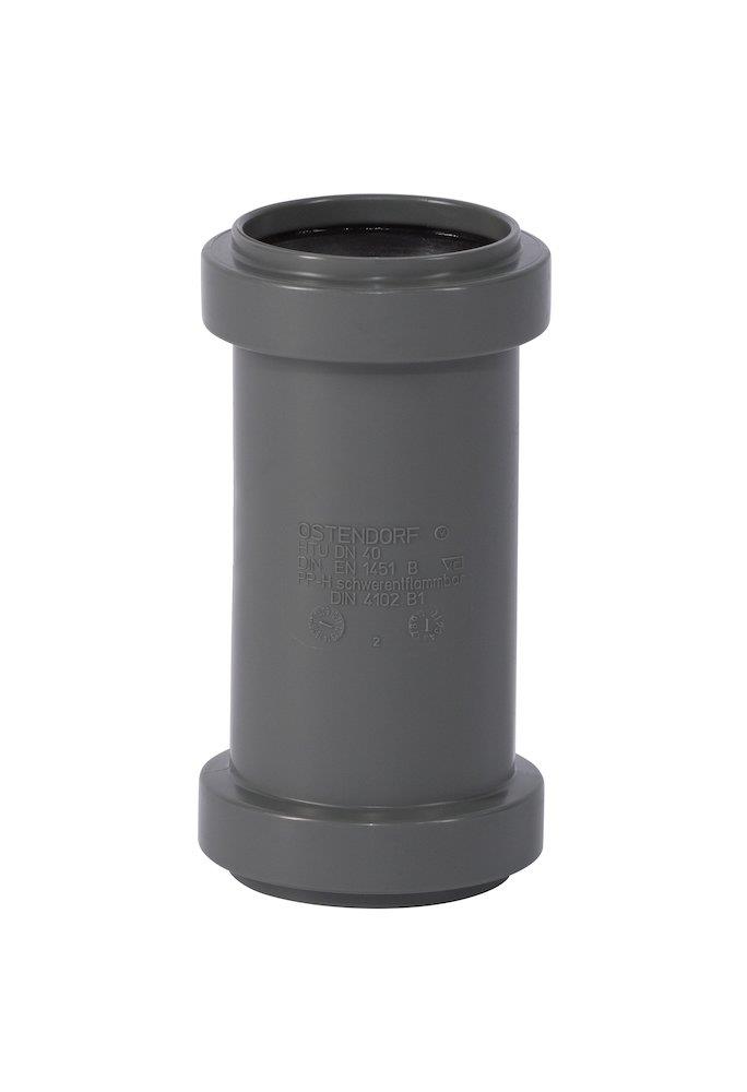 Unico Sliding sleeve grey PP - 40mm, 40mm