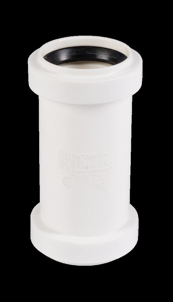 Unico Sliding sleeve white PP HT - 40mm, 40mm