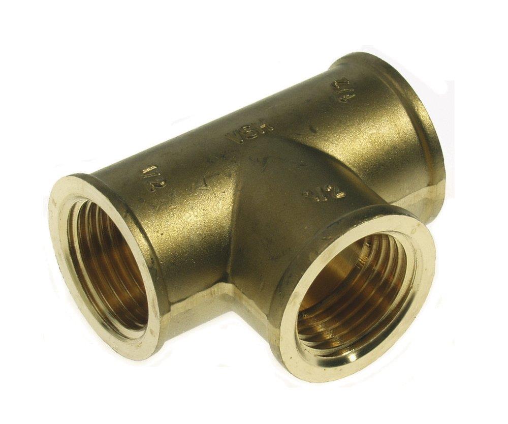 Unico T-Piece - coupling/coupling/coupling, 3/4", 1/2", 3/4", Reduced