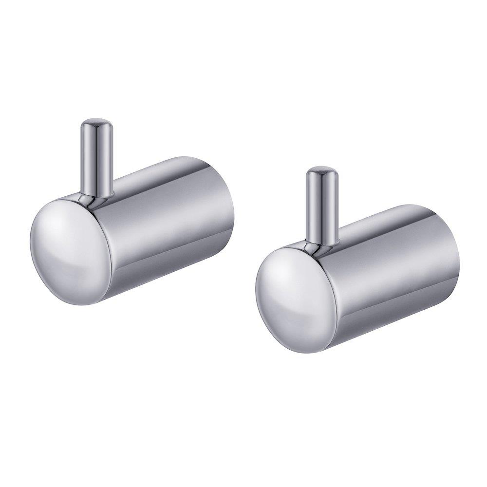 Unico Towel hook - 1PCS, Metal, 2PCS, Polished, Chrome-plated
