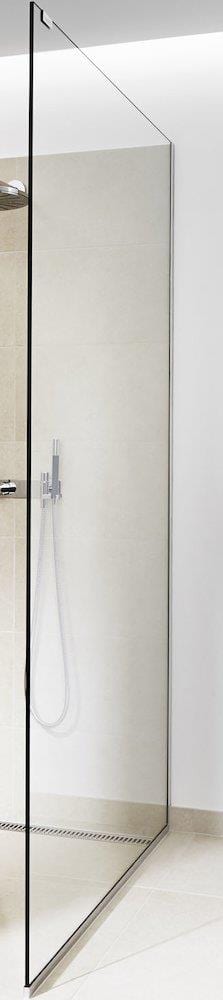 Unidrain GlassLine Shower wall - 2100mm, 900mm, Clear