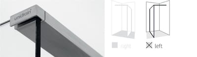 Unidrain Glassline Top rod - 40mm
