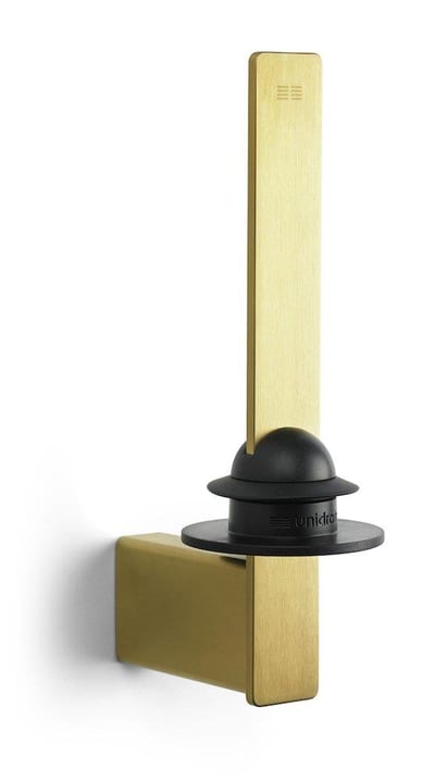 Unidrain Reframe spare paper holder - brass, stainless steel, standard, without back plate