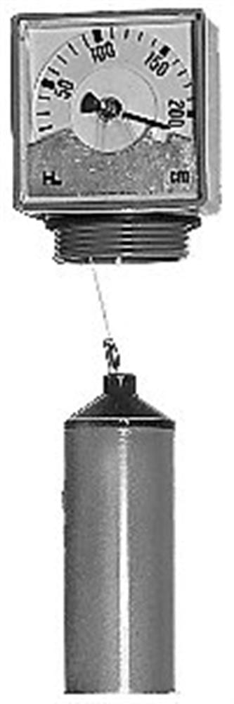 Universal tank gauge adjustable 1-2 meters - 1 1/2"