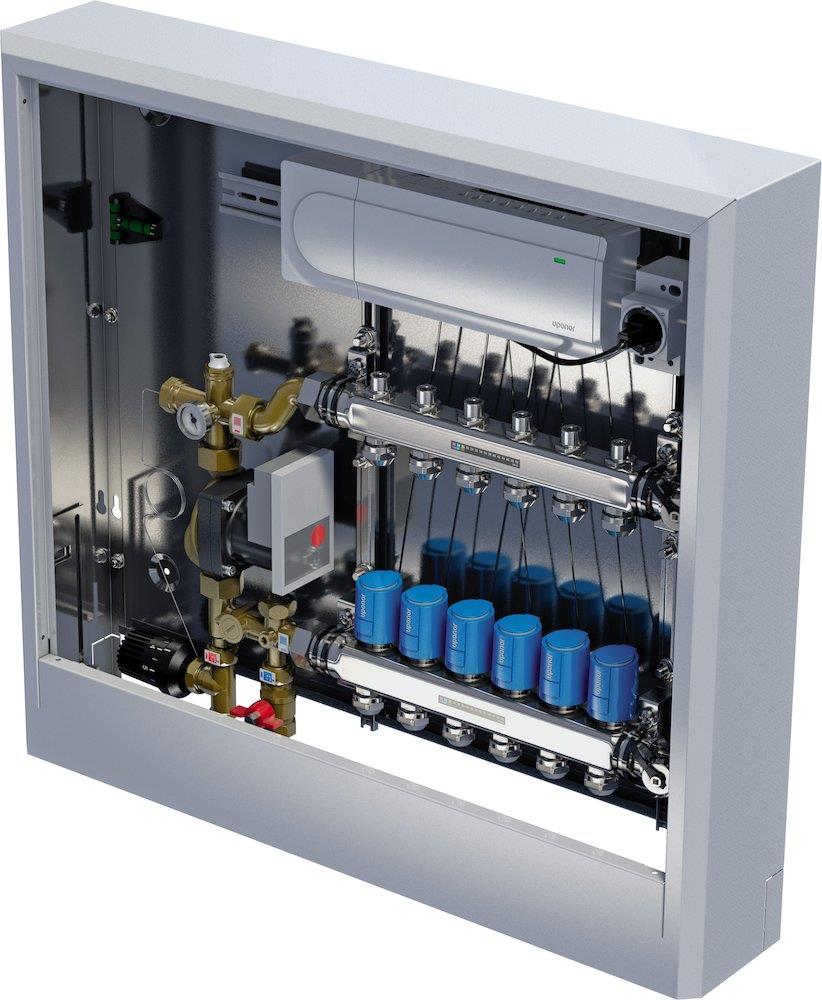 Uponor Comfort Port Installation Cabinet prefabricated - 8PCS