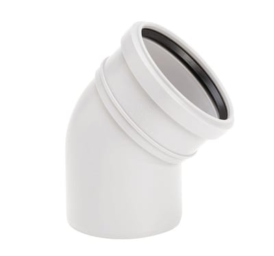 Uponor Decibel Bend sound-dampened - 75mm, 75mm, 45°