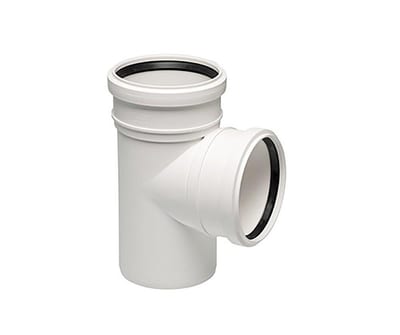 Uponor Decibel Branch pipe noise-reducing - 110mm, 110mm, 75mm, 88,5gr