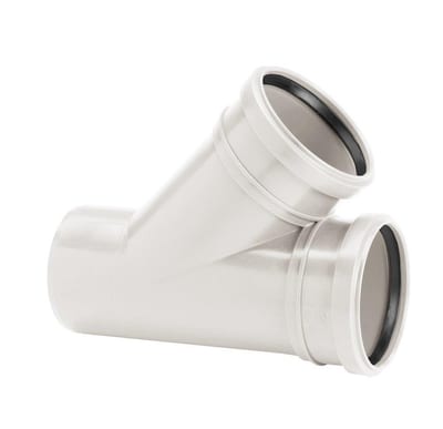 Uponor Decibel Branch pipe soundproofed - 110mm, 110mm, 50mm, 45°