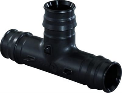 Uponor Ecoflex Tee - 63mm, 63mm, 63mm, 10bar