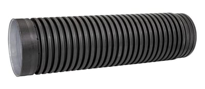 Uponor IQ Rainwater Pipe with socket PP closed - 450mm, 400mm, 3000mm, SN8