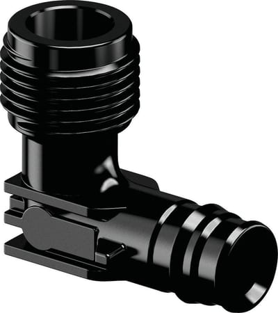 Uponor Q&E Angle with nipple - 16mm, 1/2"
