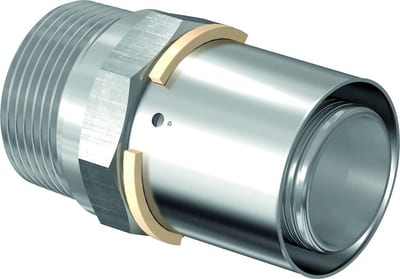 Uponor s-press Coupling with nipple - 75mm, 2 1/2"