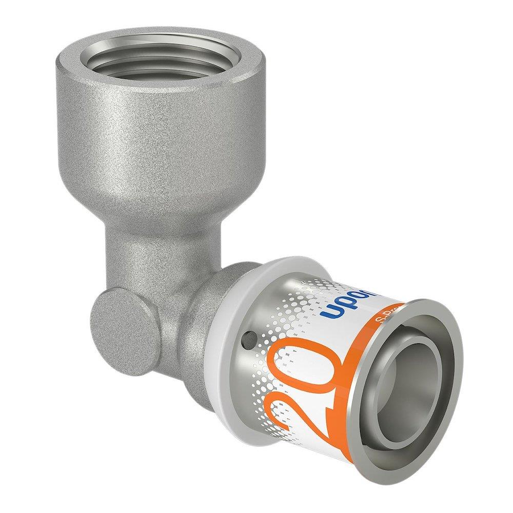 Uponor S-Press PLUS Press Angle - 20mm, 1/2", coupling, 90°, coupling