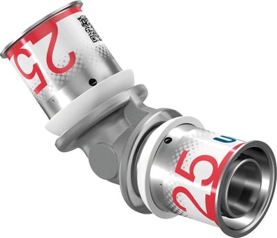 Uponor S-Press PLUS Press Angle - 25mm, 25mm, 45°, coupling/coupling