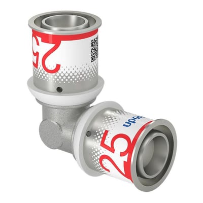 Uponor S-Press PLUS Press Angle - 25mm, 25mm, 90°, coupling/coupling