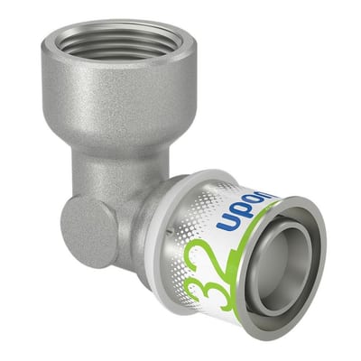 Uponor S-Press PLUS Press Angle - 32mm, 1", coupling, 90°, coupling