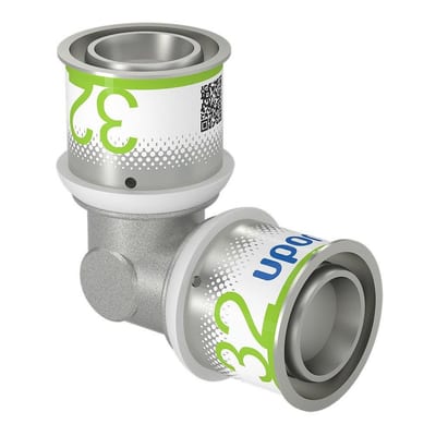 Uponor S-Press PLUS Press Angle - 32mm, 32mm, 90°, coupling/coupling