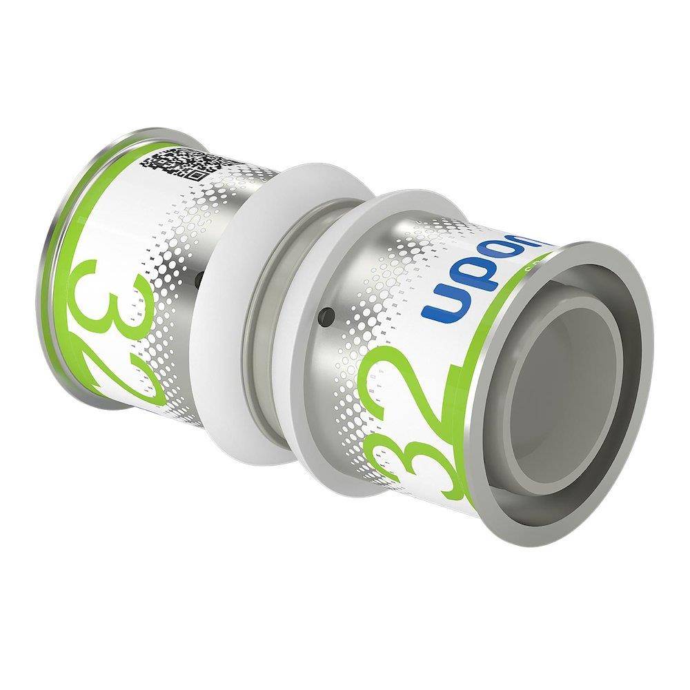 Uponor S-Press Straight Coupling, PPSU, 32 x 32 mm