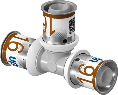 Uponor S-press T-Piece - 32mm, 32mm, 32mm