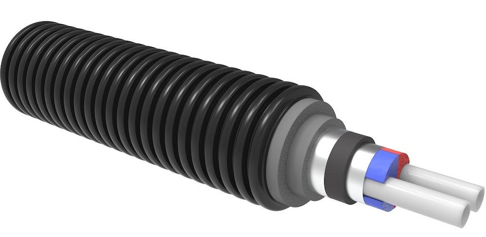 Uponor Twin Pipe twin - 2X25X2,3mm, 140mm, 6bar