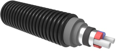Uponor Twin Pipe twin - 32X4,4-20X2,8mm, 140mm, 10bar