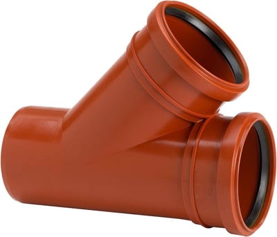 Uponor Ultra Classic Branch pipe PP - 160mm, 110mm, 45°