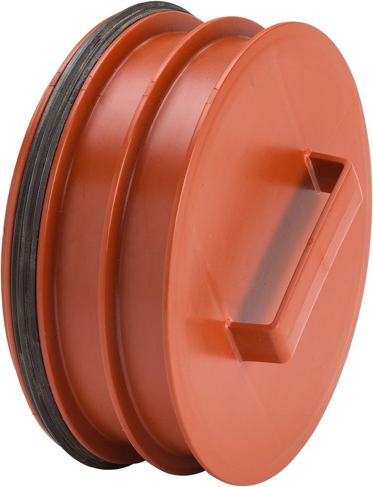 Uponor Ultra Double Plug with sealing ring PP - 400mm