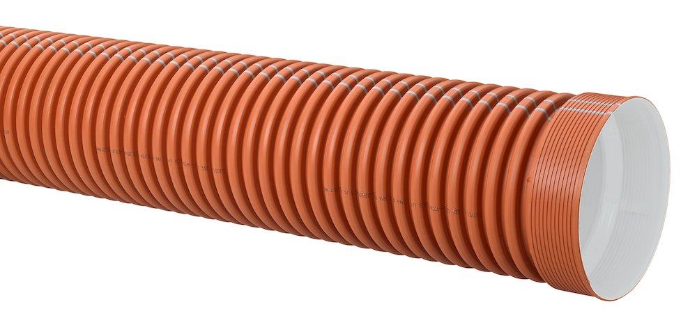 Uponor Ultra Double Sewer Pipe with socket PP - 400mm, SN8, 6000mm