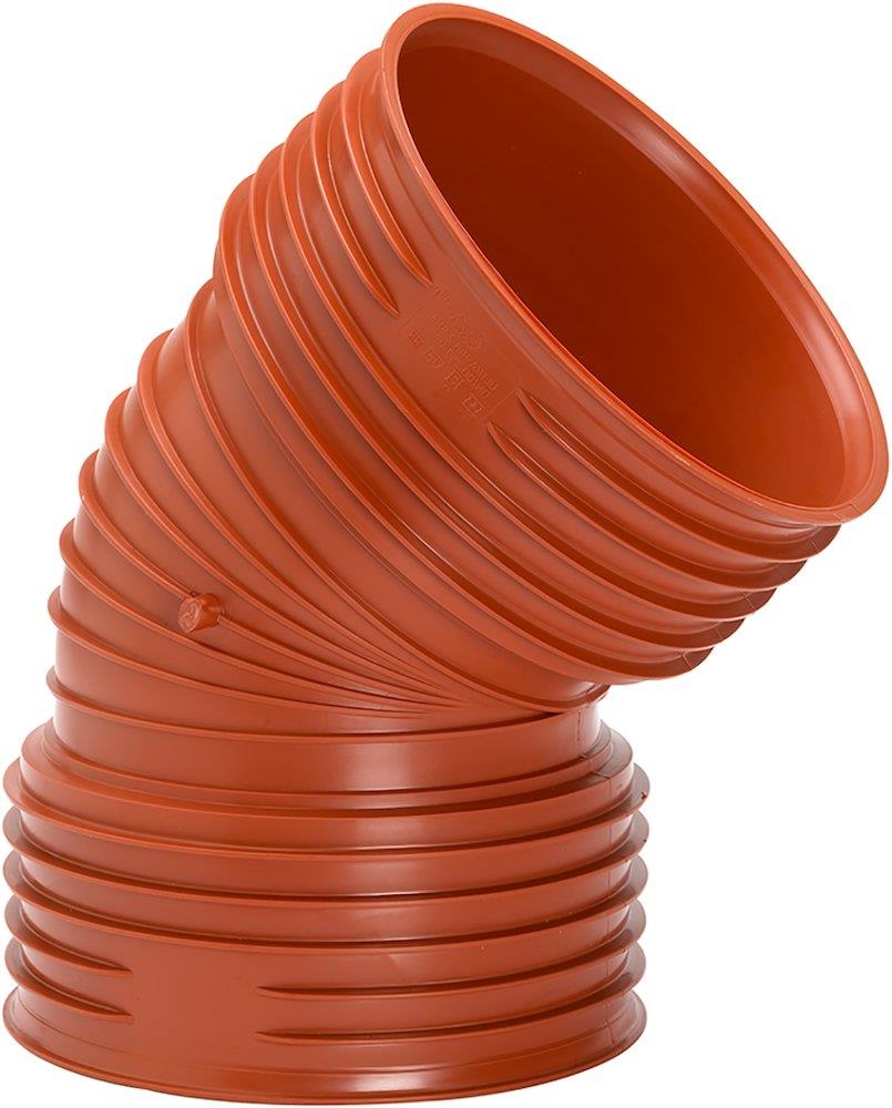 Uponor Ultra Rib 2 Bend PP - 315mm, 45°