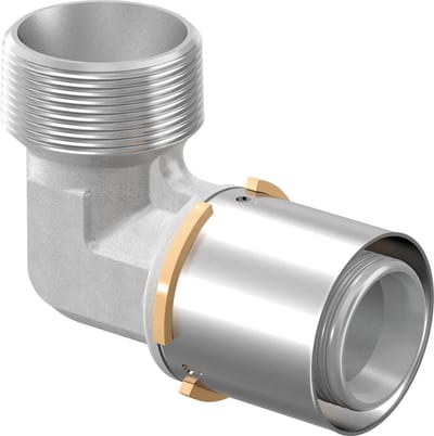 Uponor Unipipe Press Angle - 40mm, 1 1/4", Nipple, 90°, coupling