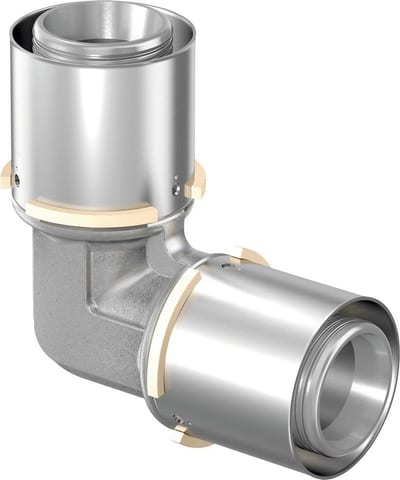 Uponor Unipipe Press Angle - 50mm, 50mm, 90°, coupling/coupling