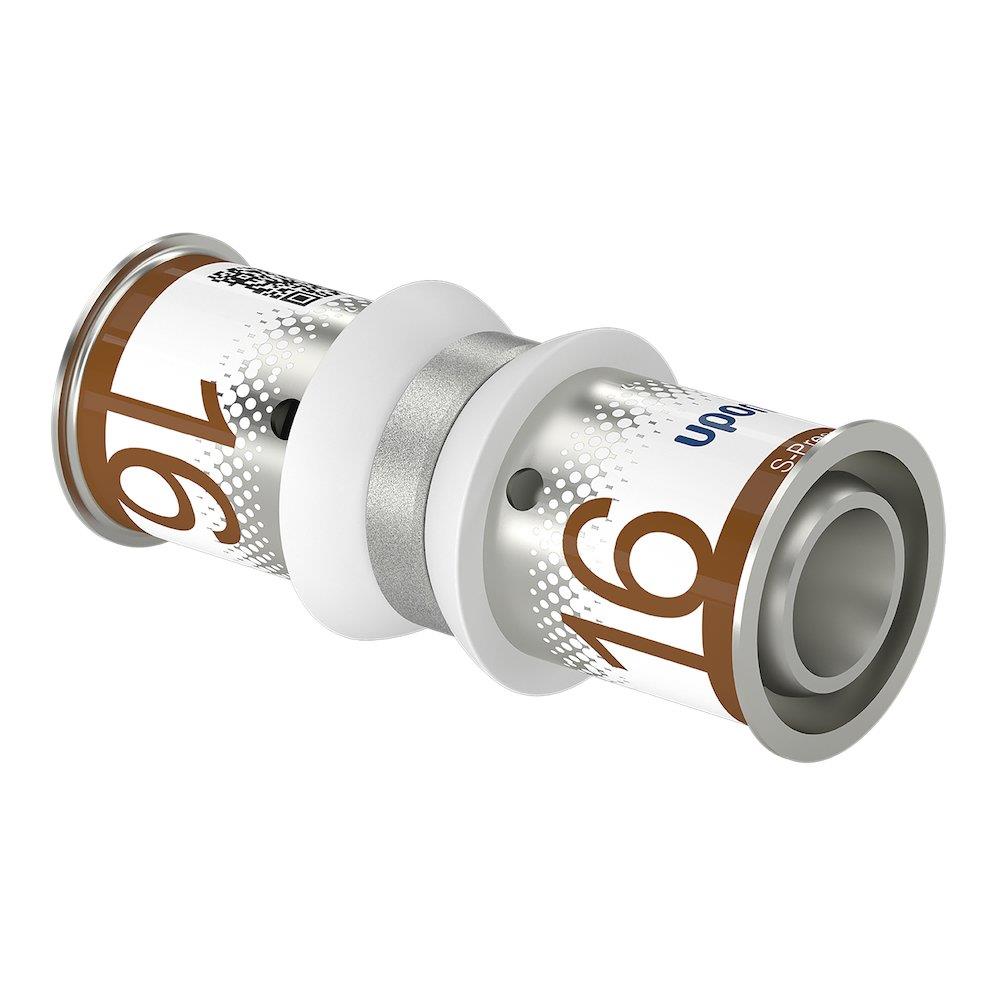 Uponor Unipipe Press Fitting S-Press PLUS Straight - 16mm, 16mm