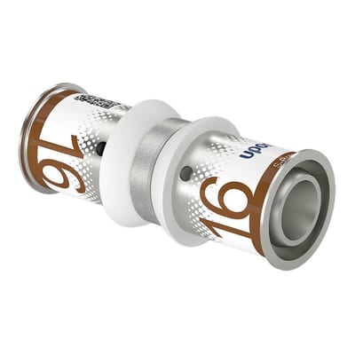Uponor Unipipe Press Fitting S-Press PLUS Straight - 16mm, 16mm