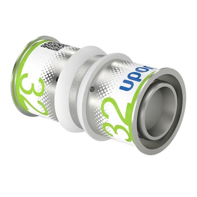 Uponor Unipipe Press Fitting S-Press PLUS Straight - 32mm, 32mm