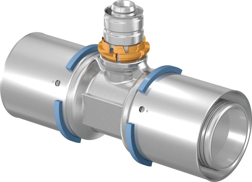 Uponor Unipipe Press Tee - 40mm, 40mm, 32mm
