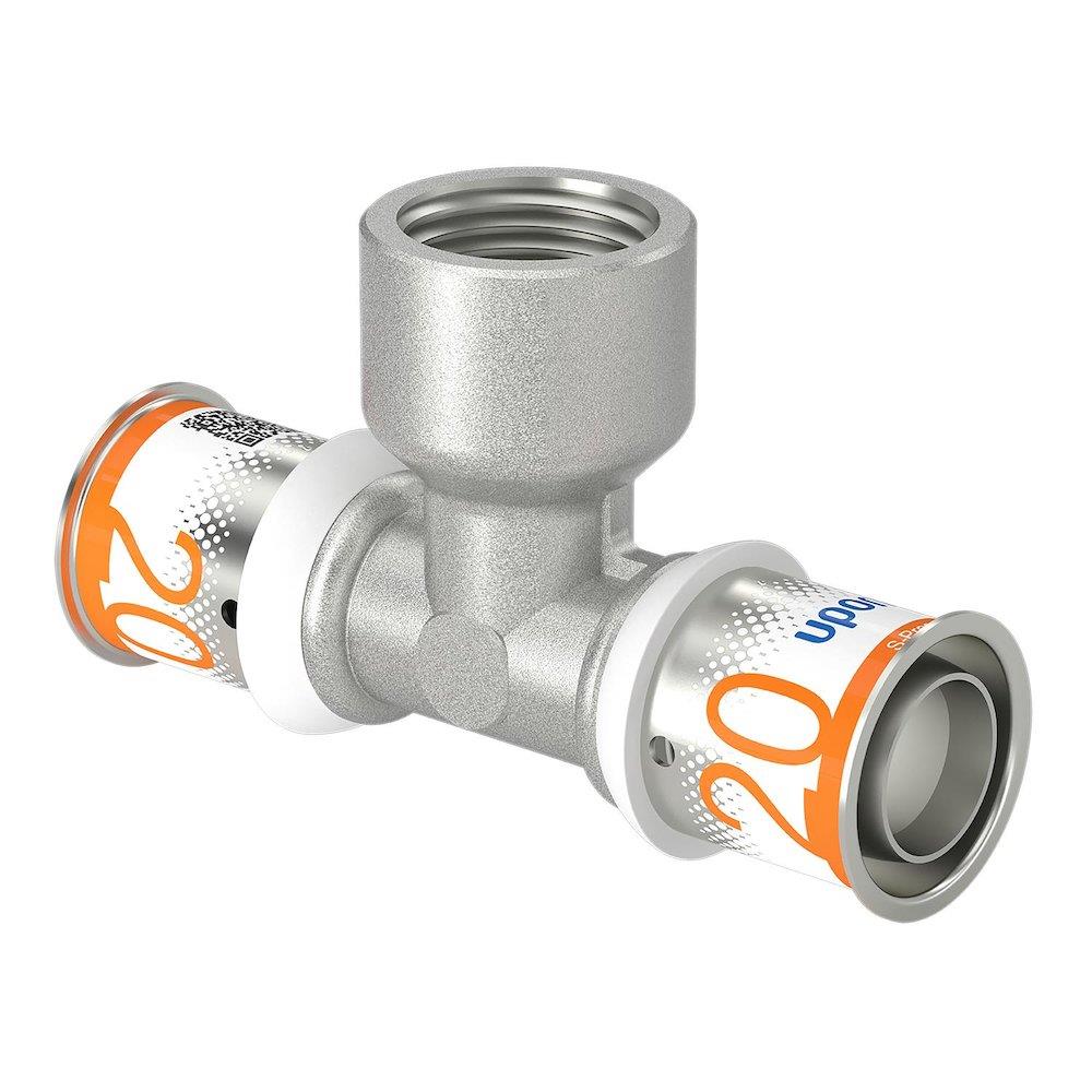 Uponor Unipipe Press Tee S-Press PLUS - 20mm, 20mm, 1/2"